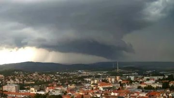Supercela na Příbramsku