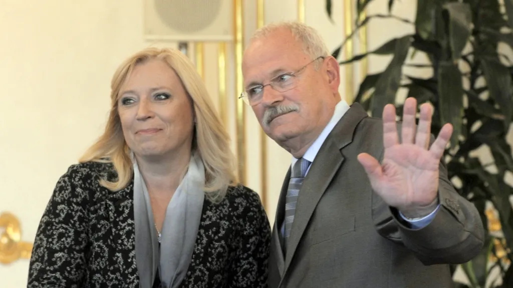 Iveta Radičová a Ivan Gašparovič