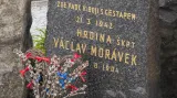 Místo zabití Václava Morávka gestapem na Prašném mostě