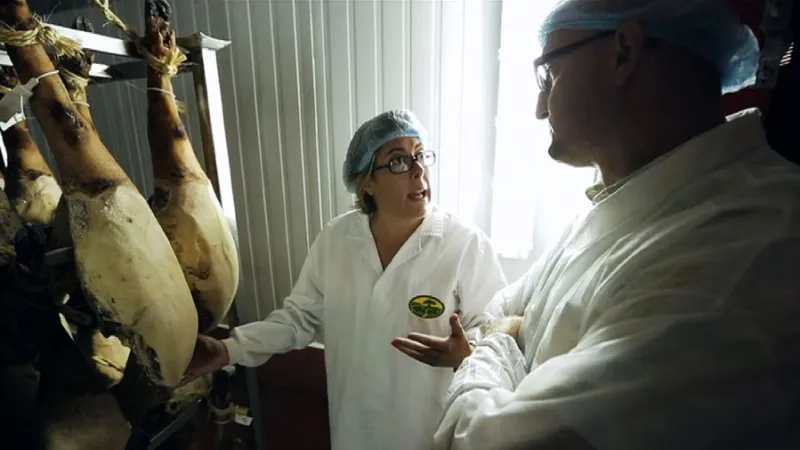 Výroba iberské šunky