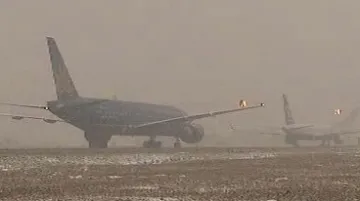 Letiště mají problémy se sněhem