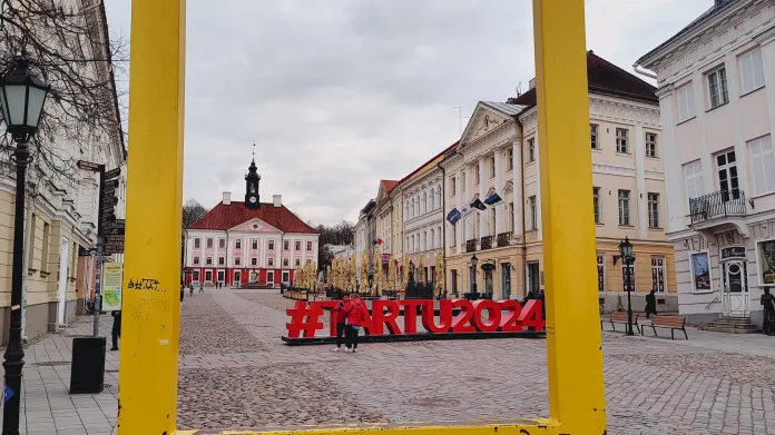 Jihoestonské Tartu, kde české františkánky od roku 1936 žijí, bude v roce 2024 hlavním městem evropské kultury. Na fotografii hlavní Radniční náměstí