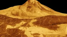 Osm kilometrů vysoká hora Maat Mons na Venuši je vulkanického původu