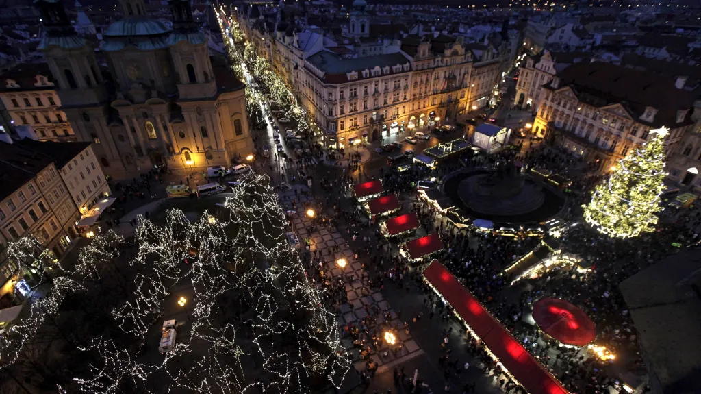 Adventní trhy na Staroměstském náměstí