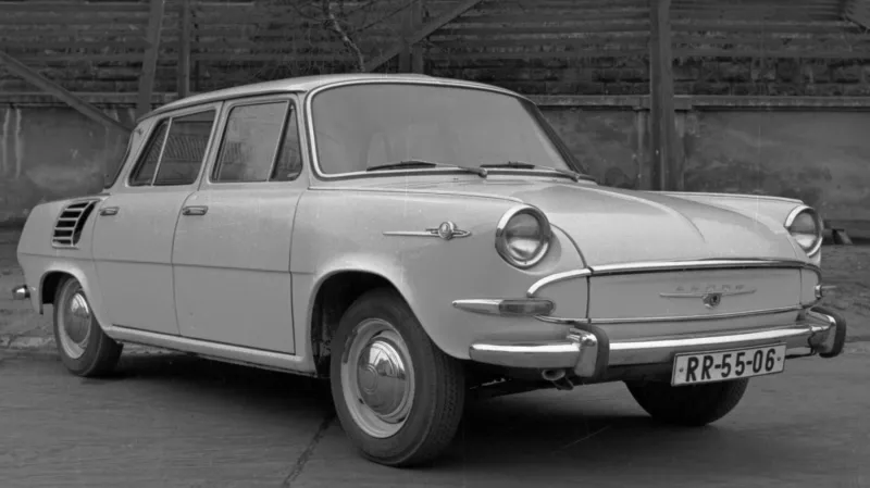 Škoda 1000 MB při představení v roce 1964