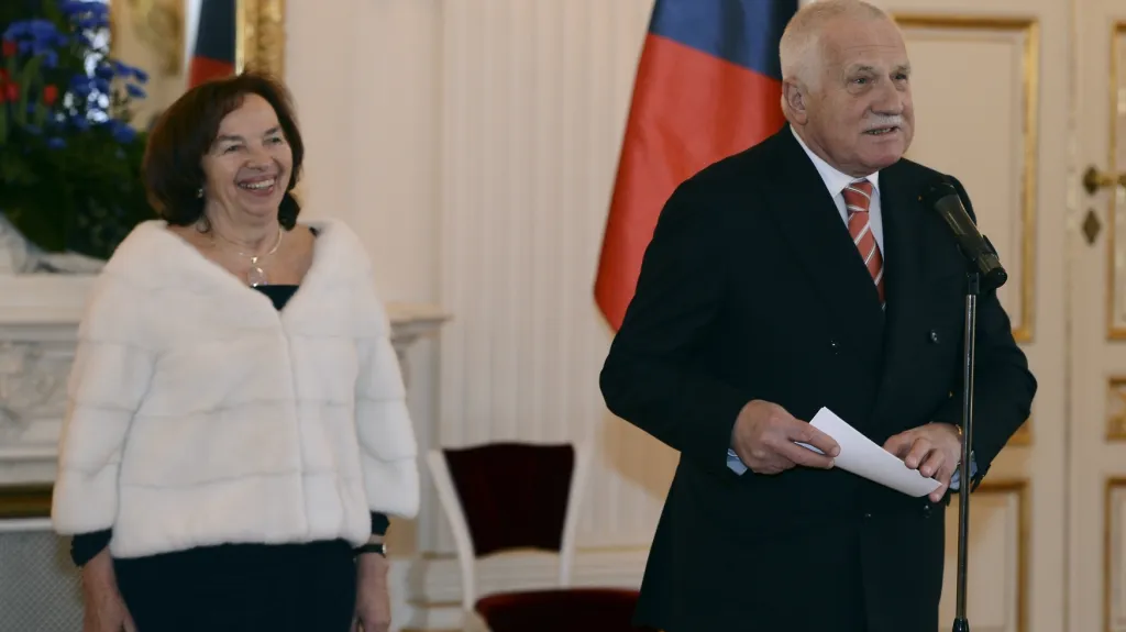 Livie Klausová a Václav Klaus