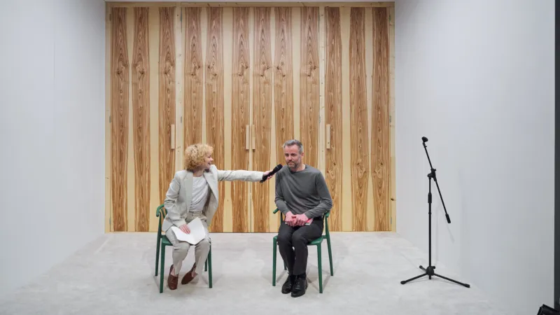 Z inscenace Můj boj. Zamilovaný muž v Divadle Na zábradlí