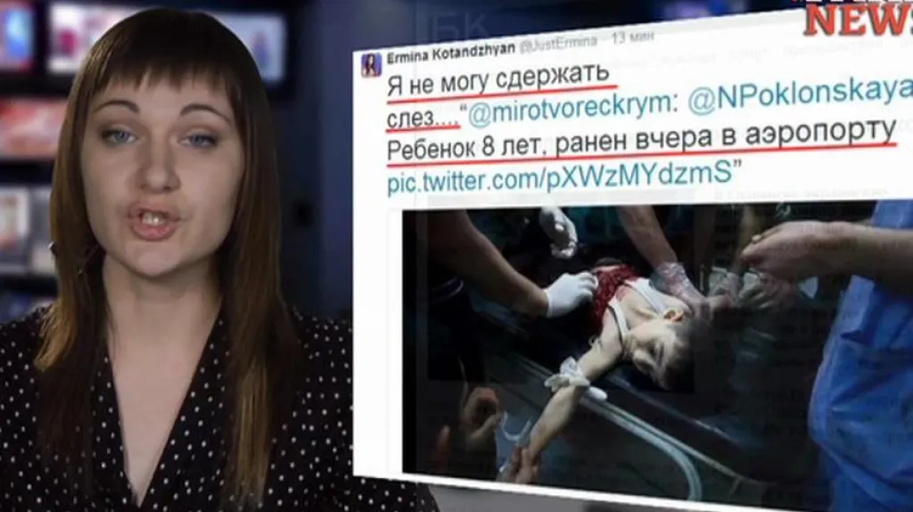 Příklad propagandy v konfliktu na Ukrajině