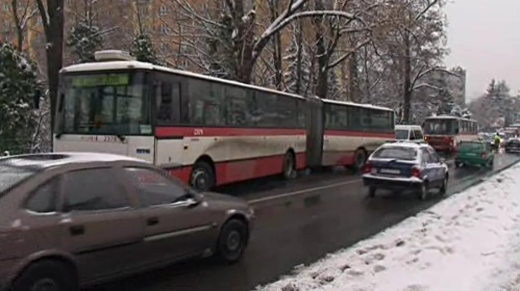 Nehoda autobusu v Brně