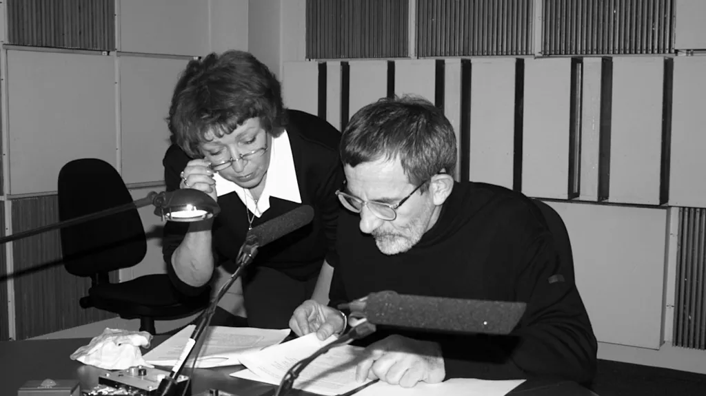 Miloš Štědroň s Olgou Jeřábkovou