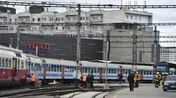 Srážka vlaků v Brně