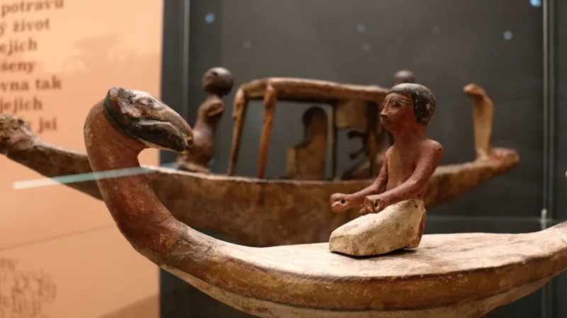 Z výstavy Na březích Nilu