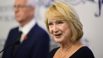 Místopředsedkyně Senátu Jitka Seitlová (KDU-ČSL)