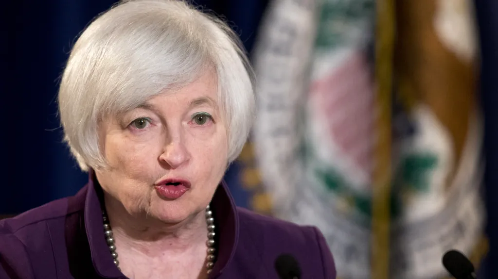 Šéfka americké centrální banky (Fed) Janet Yellenová