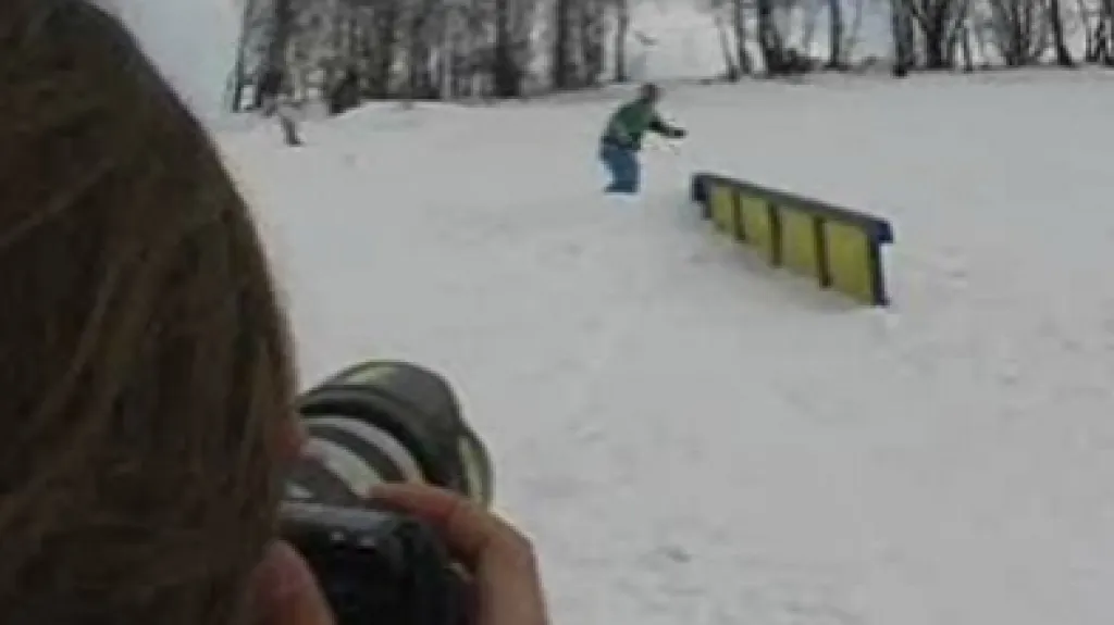 Fotograf Jan Kaňůrek v akci