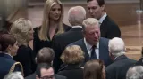Dcera prezidenta Donalda Trumpa Ivanka Trumpová na pohřbu George Bushe staršího