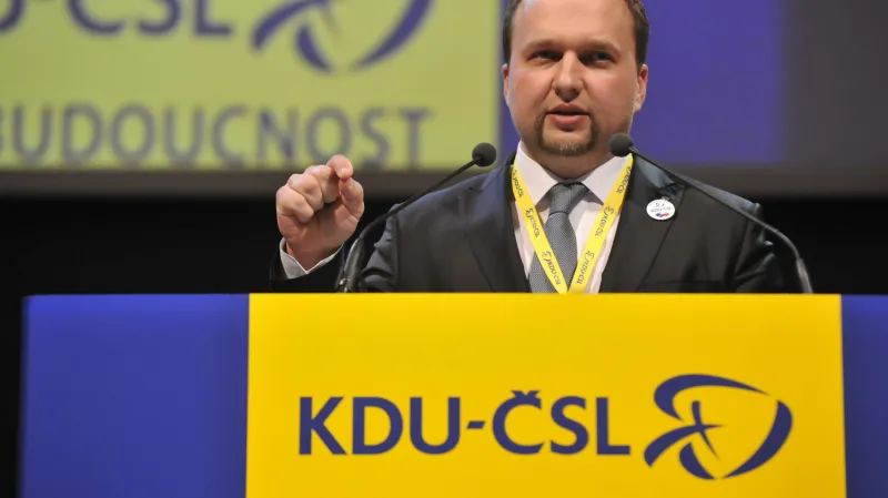 Marian Jurečka na sjezdu KDU-ČSL