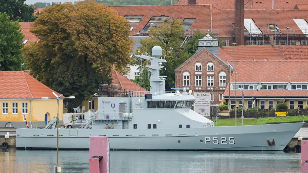 Pohled na dánský ostrov Bornholm, archivní snímek