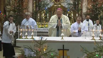 Novoroční mši celebroval olomoucký arcibiskup Jan Graubner