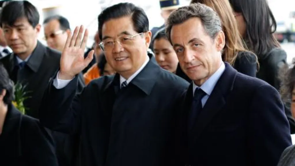 Chu Ťin-Tchao a Nicolas Sarkozy