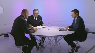 Ekonomové Radek Špicar a Petr Knap