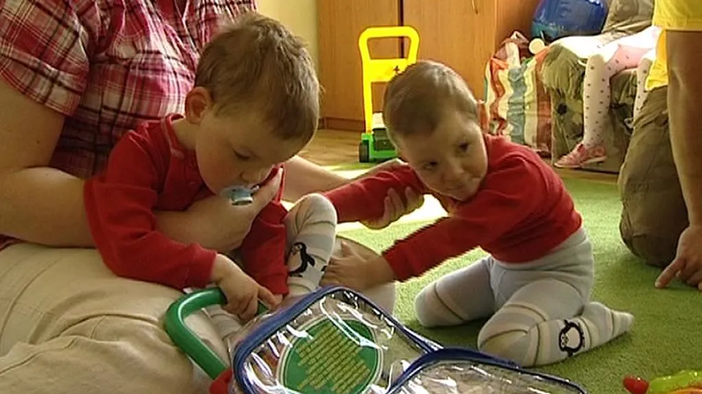 Postižení chlapci František a Vítek