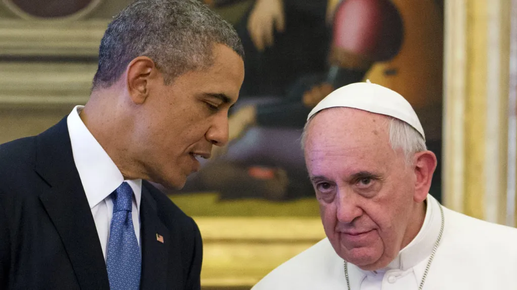 Barack Obama s papežem Františkem
