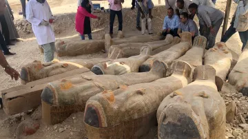 Objev dvou desítek sarkofágů v Egyptě