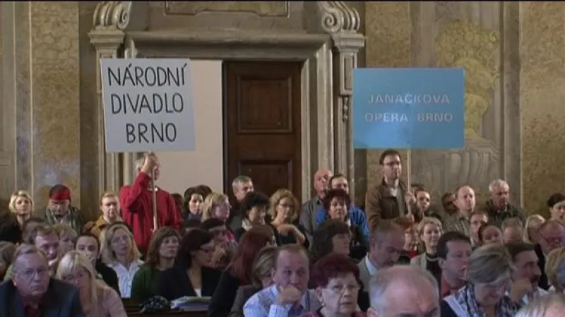 Brífink odborových svazů ND Brno