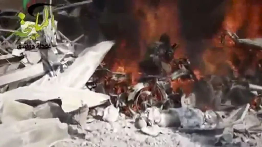 Útok na benzínku u Damašku