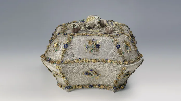 Dóza z toaletní sady, kolekce Kateřiny II. Veliké, 1740-1750