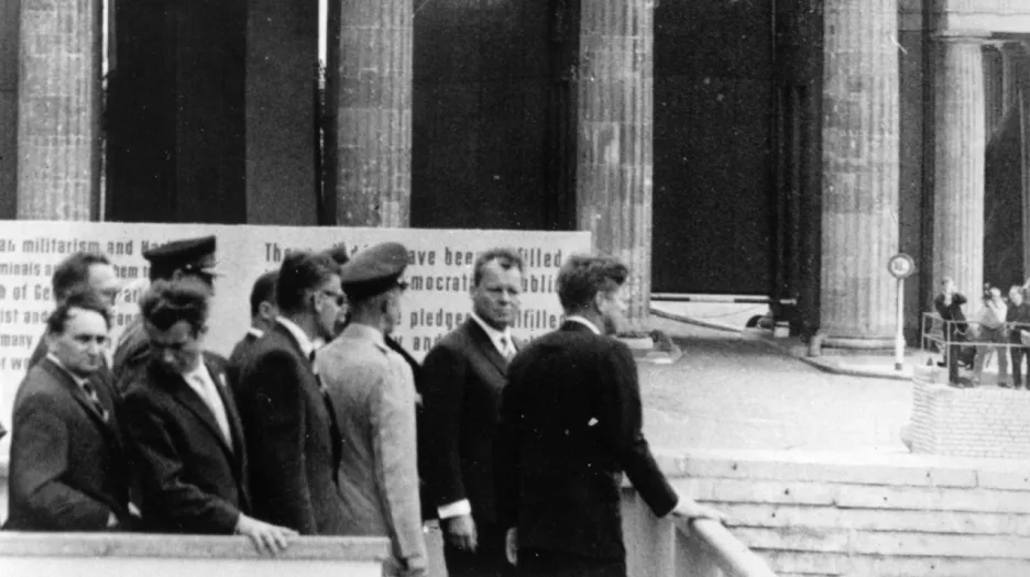 J. F. Kennedy v Berlíně v roce 1963