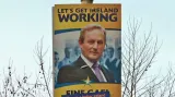 Enda Kenny na volebním plakátu