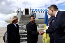 Do Česka přiletěl Zelenskyj
