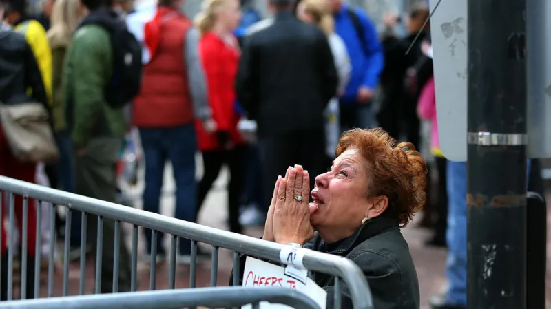 Místo exploze na Boylston Street