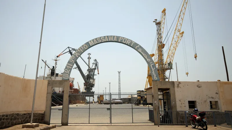 Přístav Massawa v Eritreji