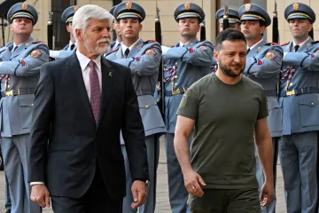 Zajištění Zelenského bezpečnosti je pro českou policii jednou z největších akcí