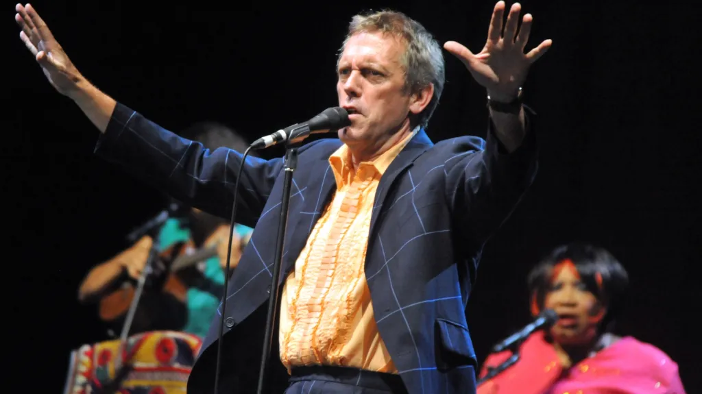Hugh Laurie na brněnském koncertě
