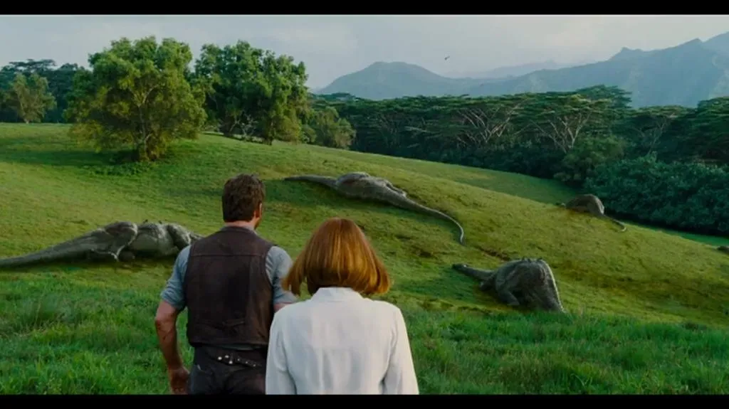 Záběry z filmu Jurský svět