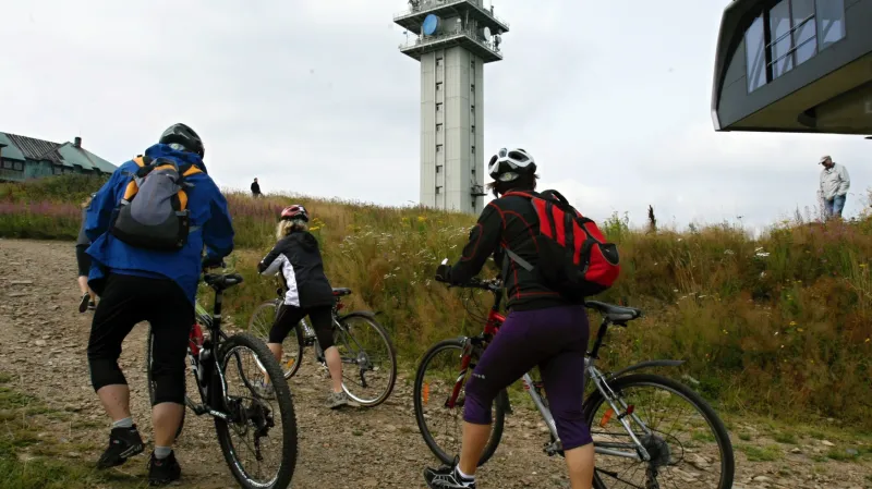 Klínovec v Krušných horách