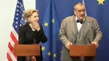 Hillary Clintonová a Karel Schwarzenberg