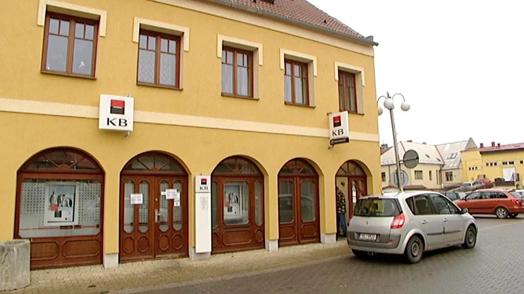 Přepadená pobočka v Novém Strašecí