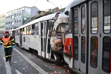 V Brně se srazily tramvaje. Přes deset lidí se zranilo