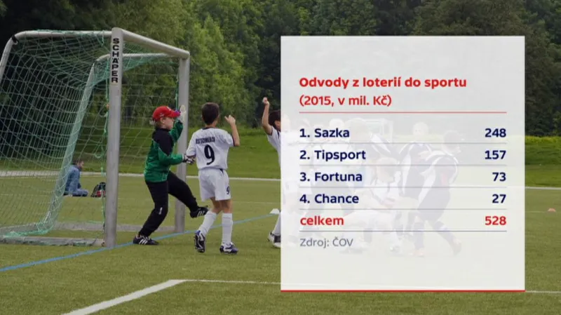 Příspěvky na sport