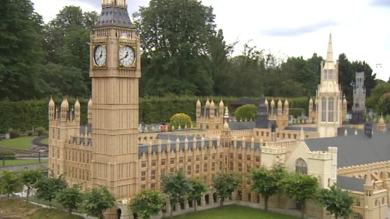 Miniatura Westminsteru v bruselském parku