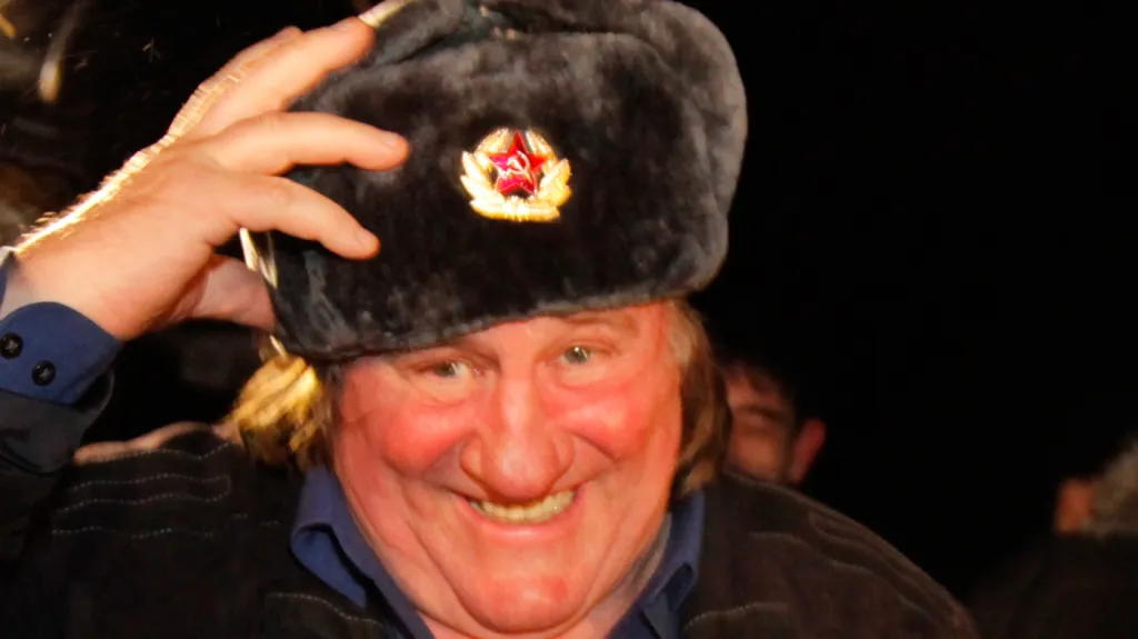 Gérard Depardieu na návštěvě Čečenska