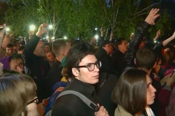 Místo parku má stát v Jekatěrinburgu nový pravoslavný chrám. Tisíce lidí protestují