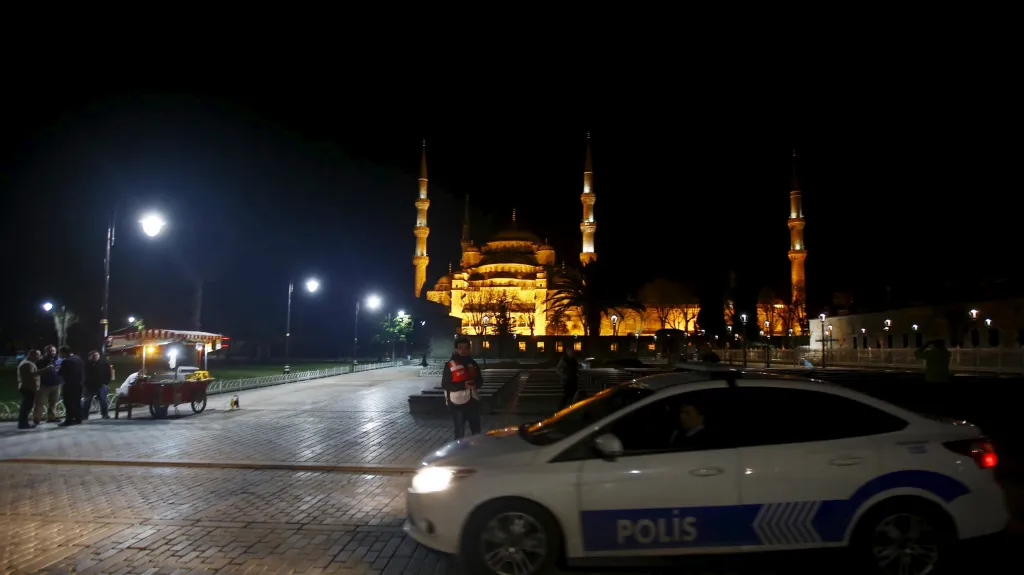 Istanbulské náměstí, kde se atentát odehrál
