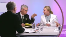 Zdeněk Hřib, Karel Havlíček a Jana Černochová v Otázkách Václava Moravce