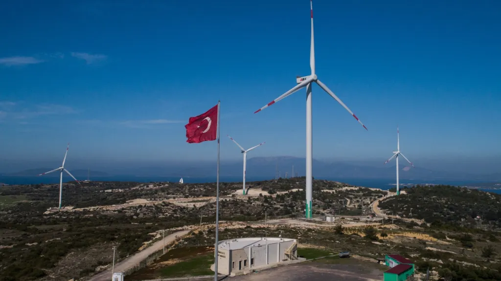Větrná elektrárna v Izmiru